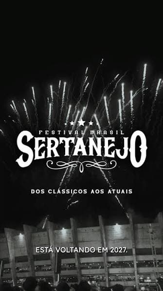 Festival Brasil Sertanejo 2027 - Belo Horizonte