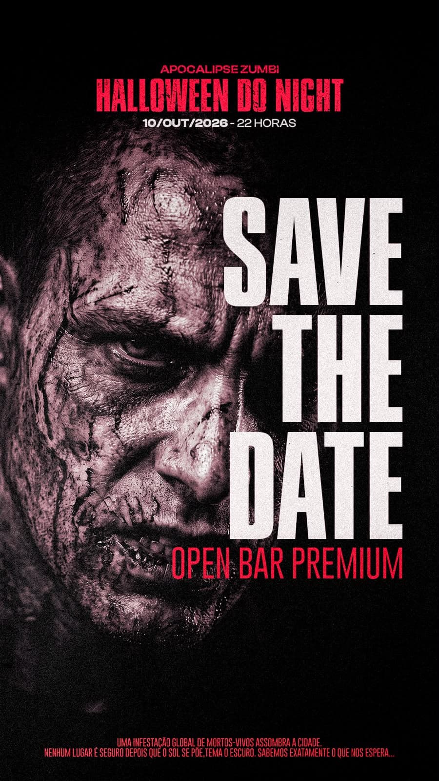 Halloween do Night 2026 Open Bar Premium